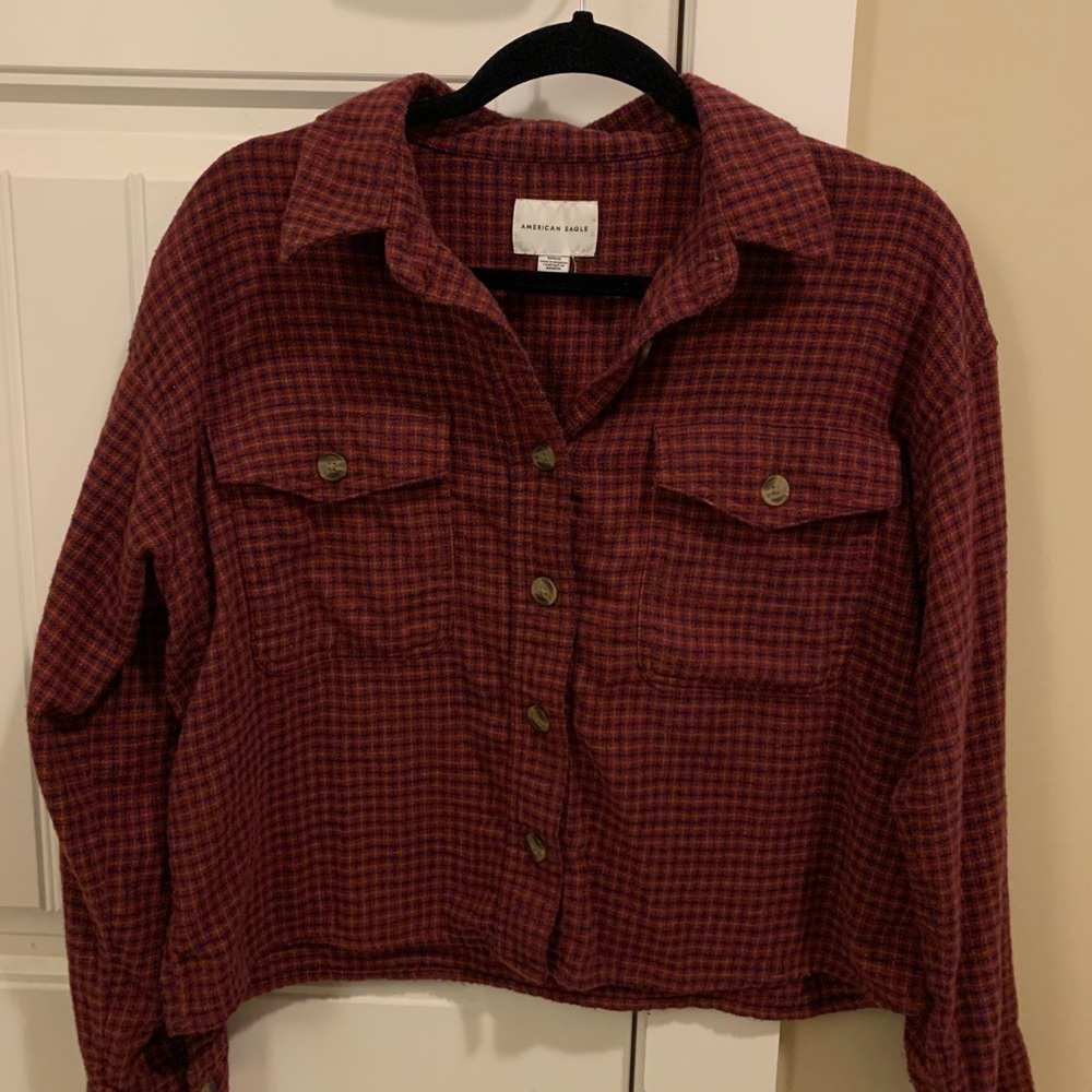 Cropped flannel